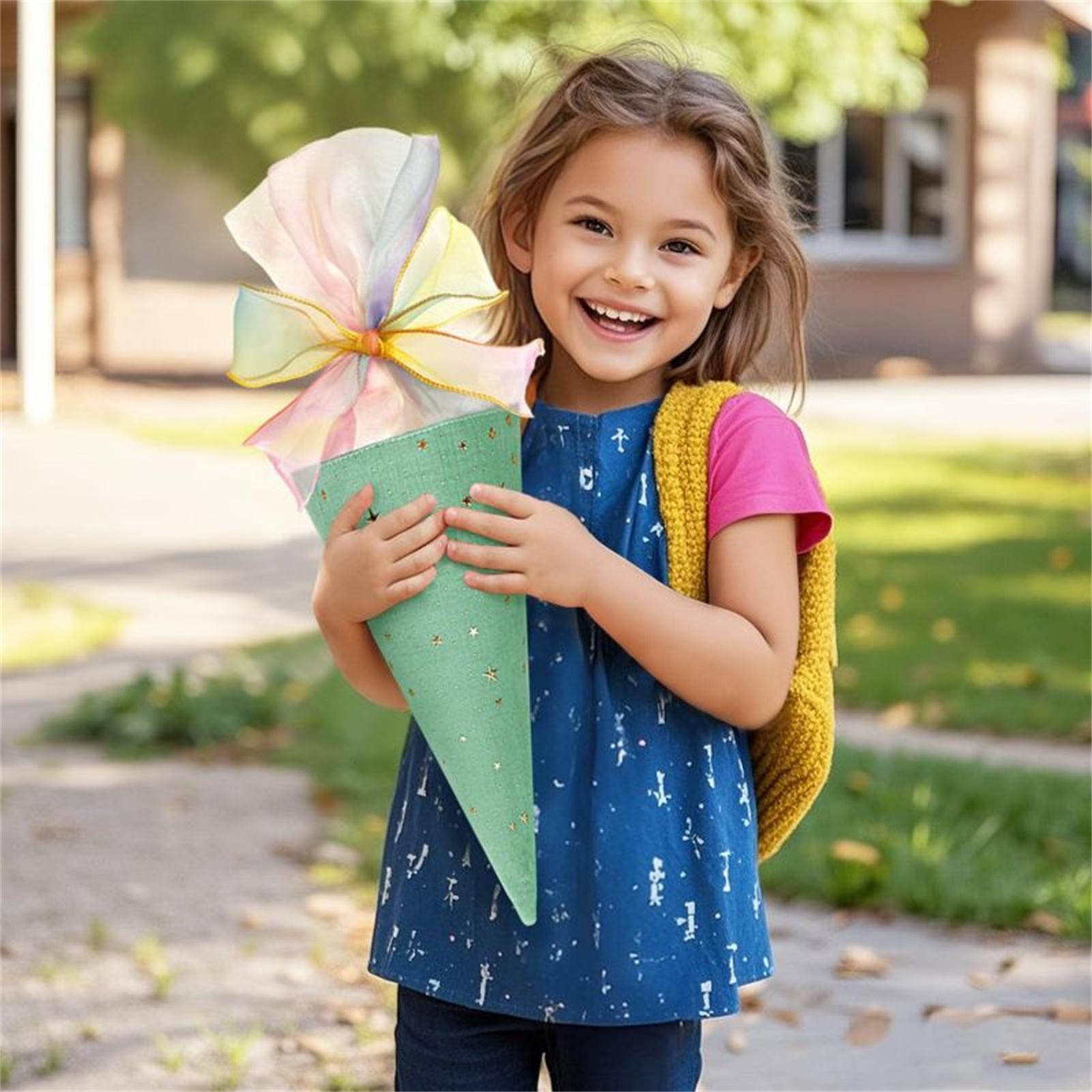 Cotton Candy Cone - Cono scolastico 2 pezzi Sacchetti per