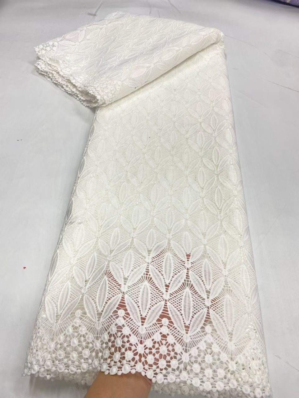 Glitter Tablecloth - Nuovissimo Tessuto in Pizzo Africano Nigeriano