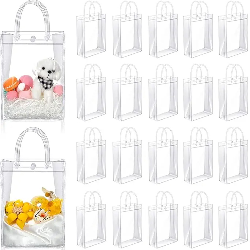 Event Party Shop - Sacchetti regalo in PVC trasparente con
