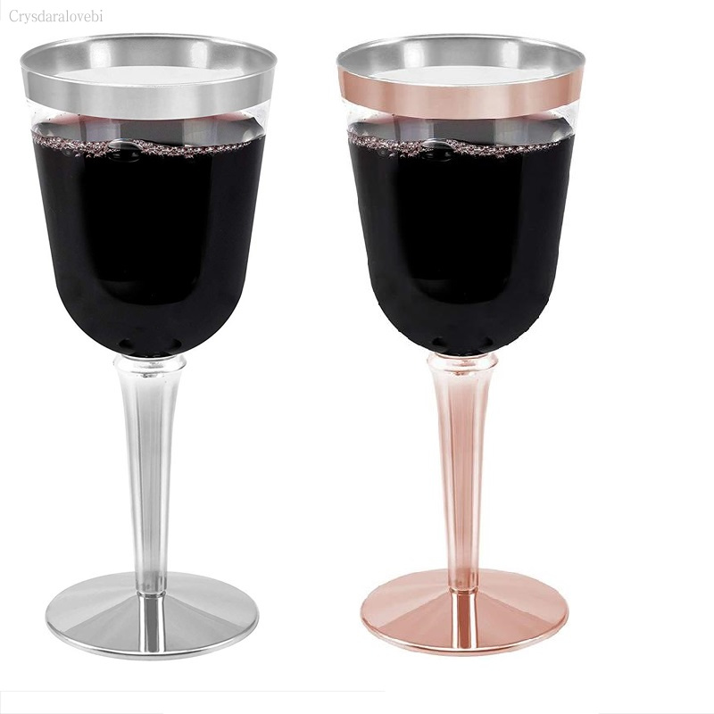 Plastic Cup 50Pcs - 25 pezzi-50 pezzi bicchieri da vino