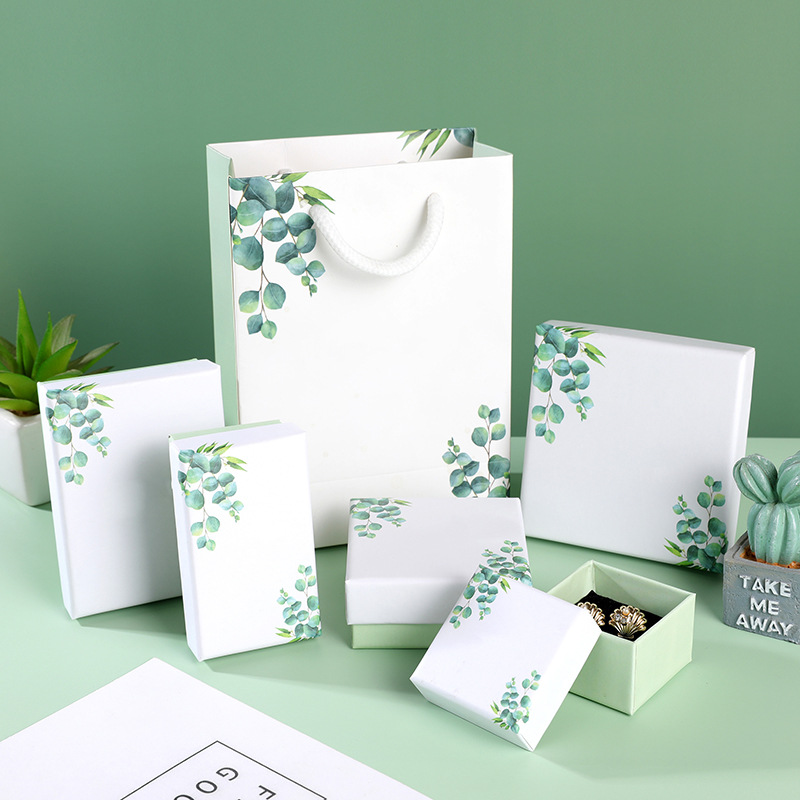 Event Party Shop - Creativo piccola foglia fresca gioielleria anello