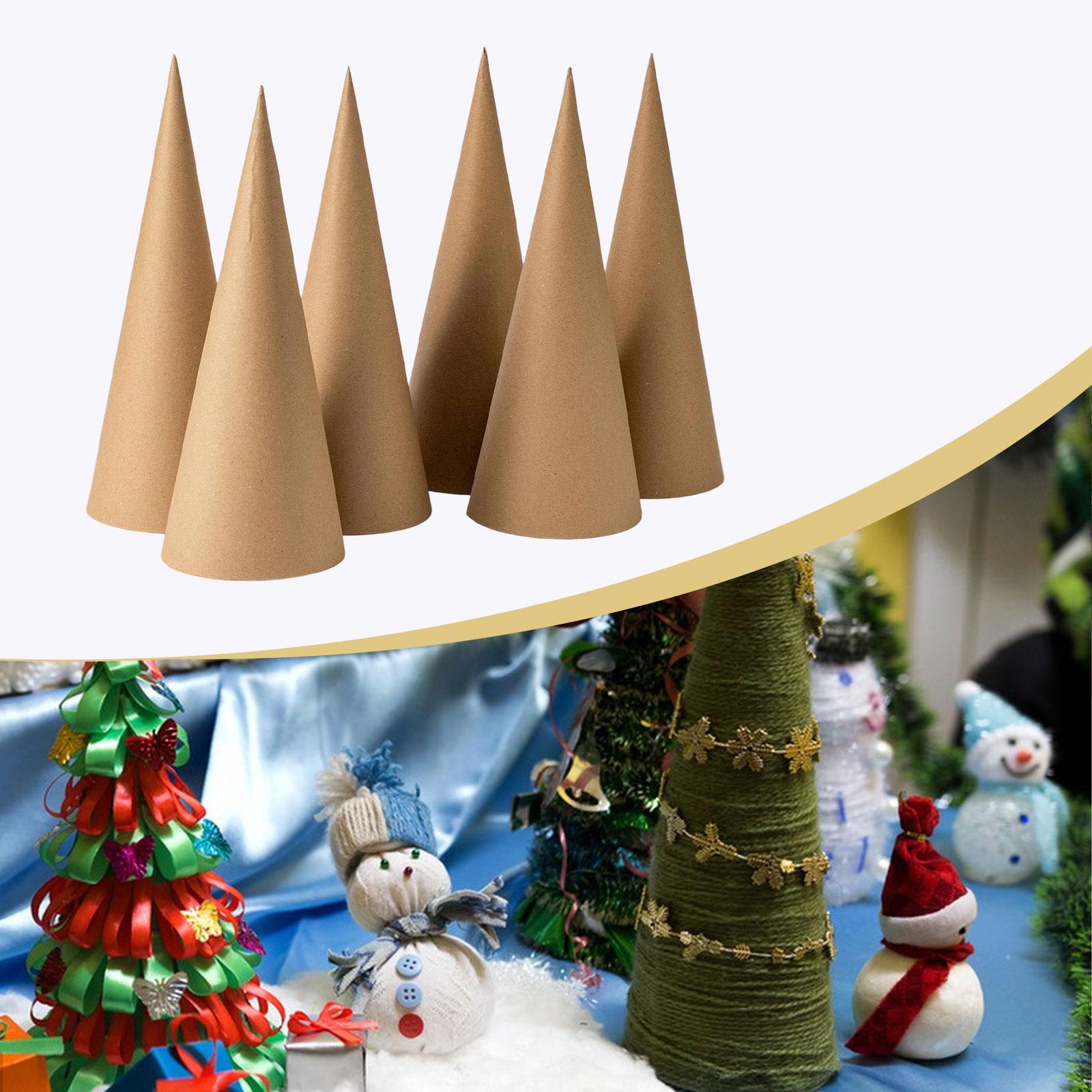 Party Hat Cone - Coni di carta Kraft da 6