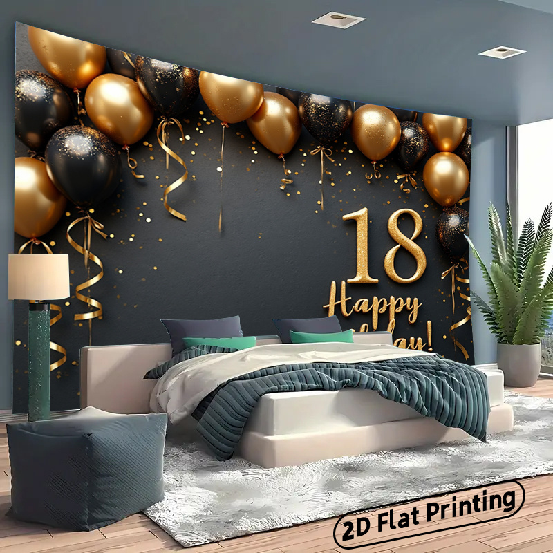 Banner di sfondo con palloncin - Party Banner Gold recensione e prezzo