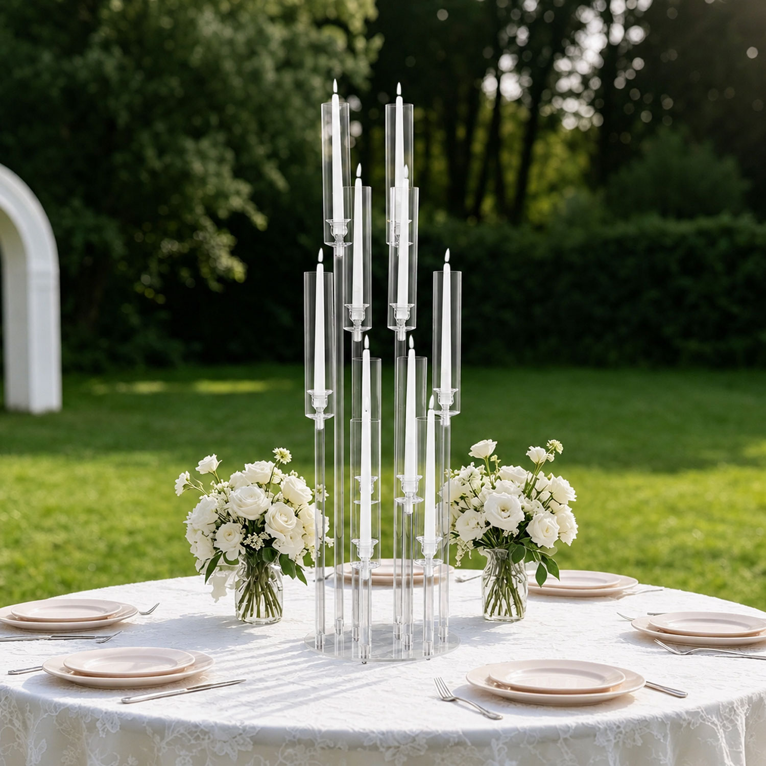 Candelabro in Acrilico a 10 Br - Centerpiece Stick recensione e prezzo