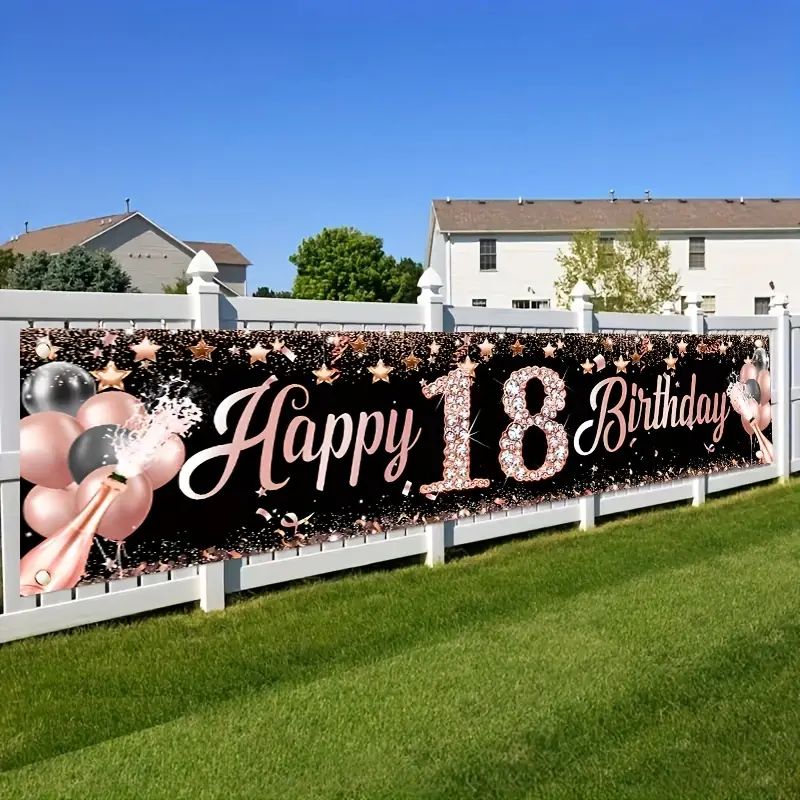 Striscione per il 18° Complean - Party Banner Gold recensione e prezzo