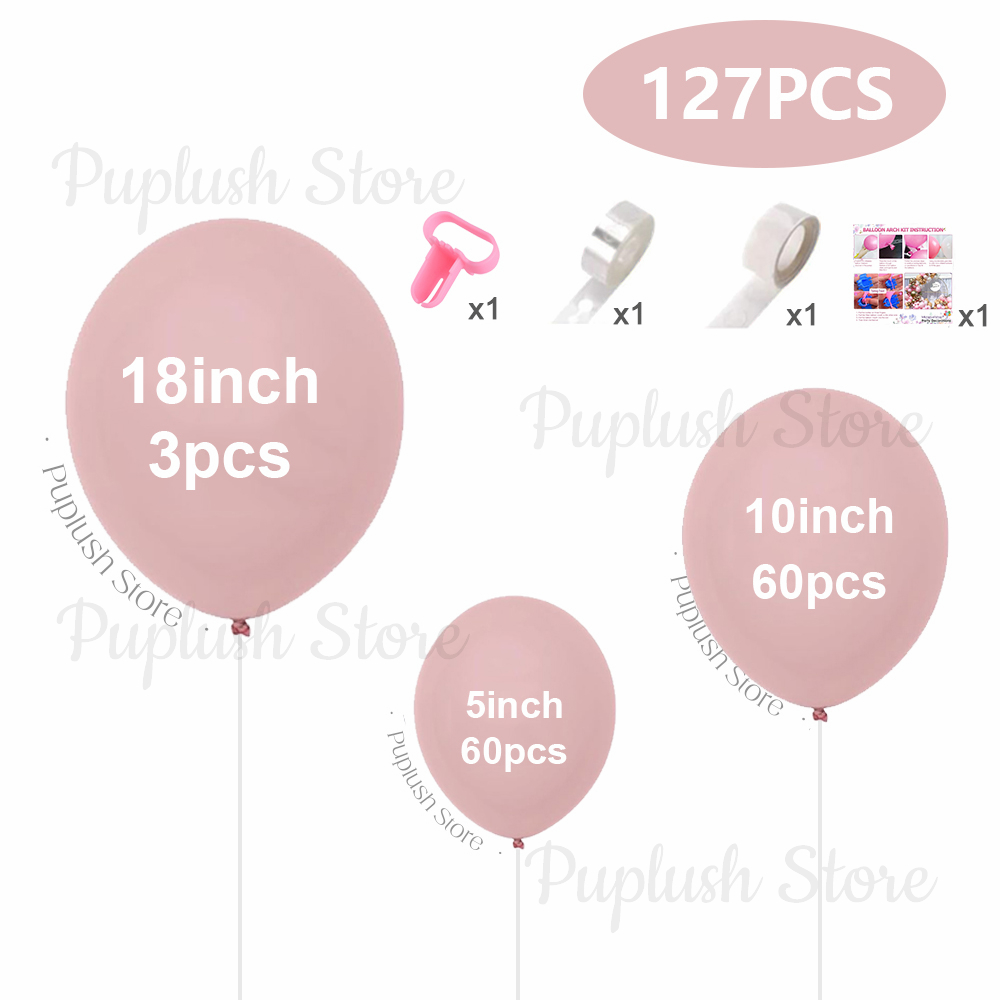 127 pezzi Boho Dusty Pink Ball - Balloon Arch Kit recensione e prezzo